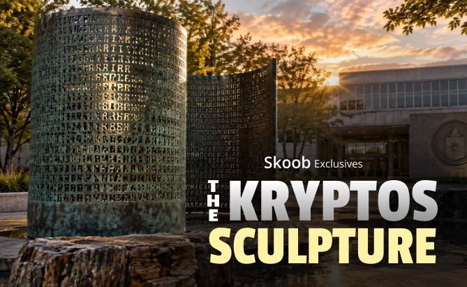 The Kryptos Sculpture